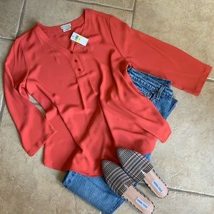 NWT Coral Blouse Sz Medium
